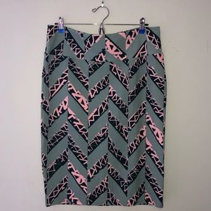 Retro LulaRoe Cassie Pencil Skirt